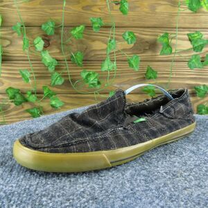 Sanuk Men's Slip-On Brown Fabric Size 9M Gently Used‎ 2025